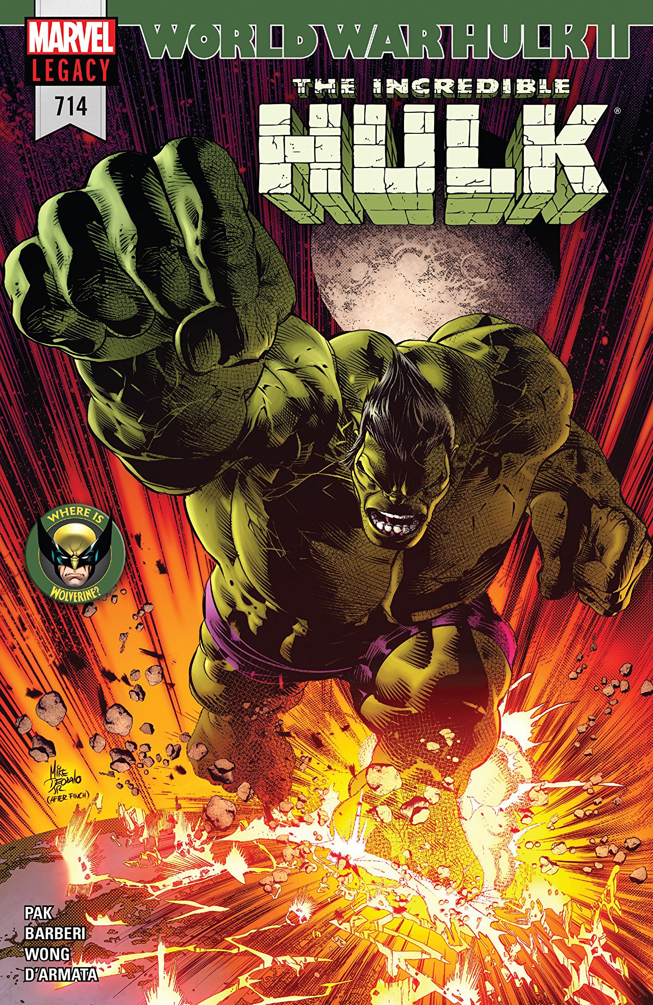 Incredible Hulk (2017-2018) #714