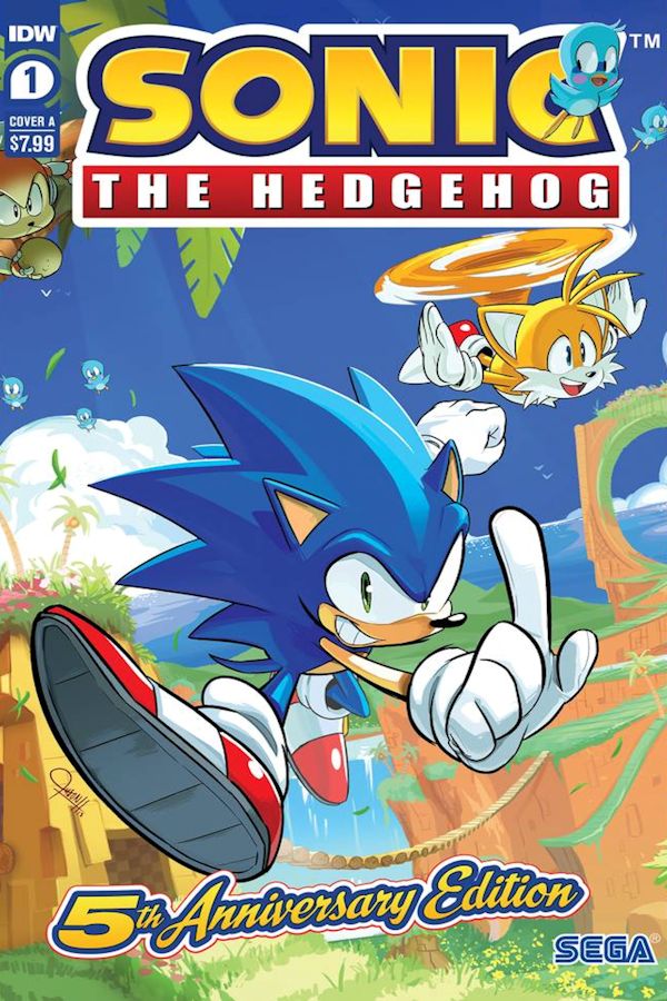 Sonic The Hedgehog #1 5th Anniversary Edition