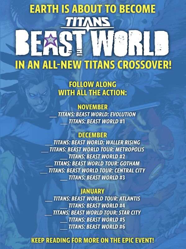 Titans Beast World Checklist