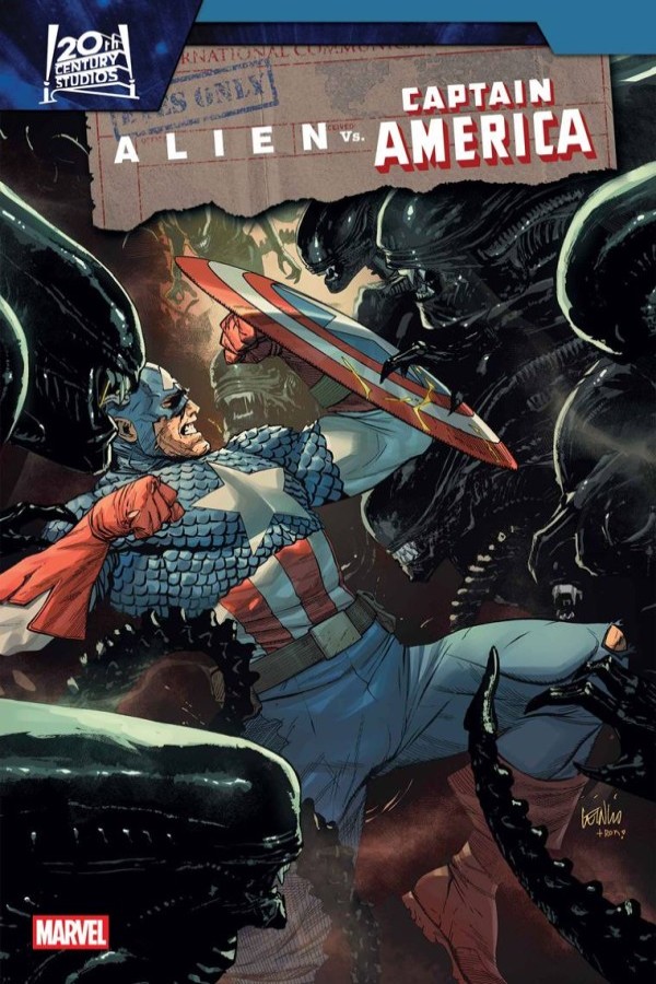 Alien vs Captain America