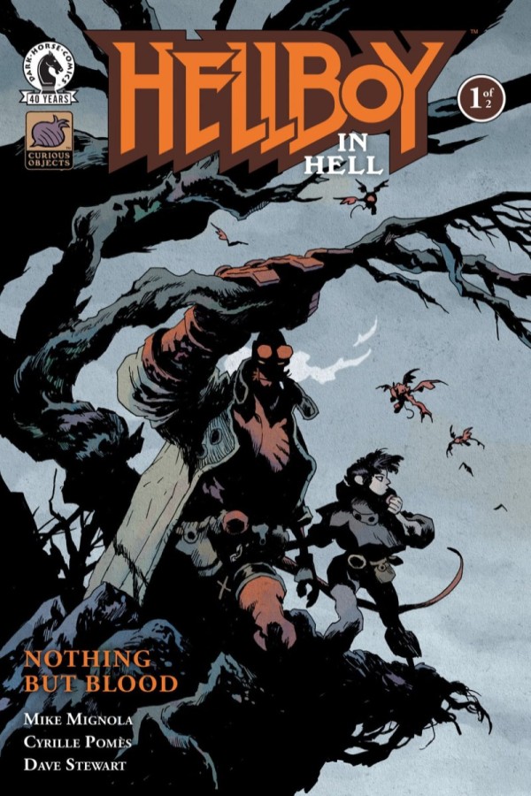 Cover art of Hellboy In Hell Nothing But Blood