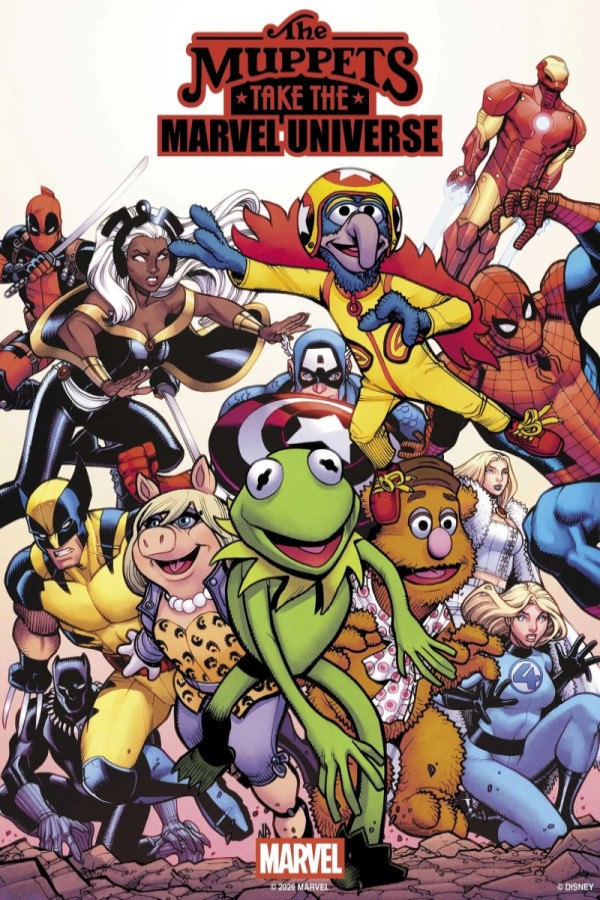 Cover art of The Muppets Take The Marvel Universe