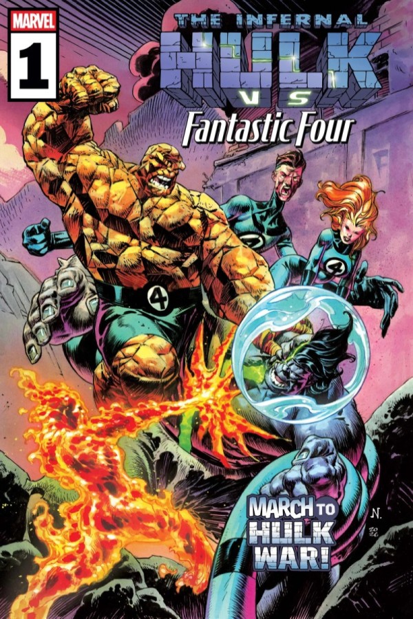 Cover art of Infernal Hulk vs Fantastic Four