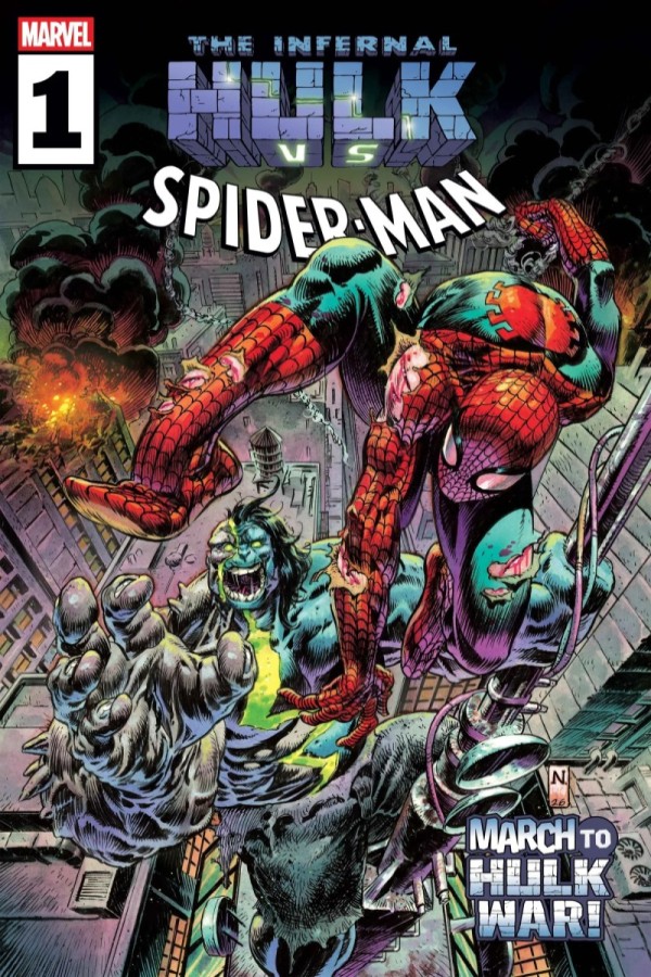 Cover art of Infernal Hulk vs Spider-Man