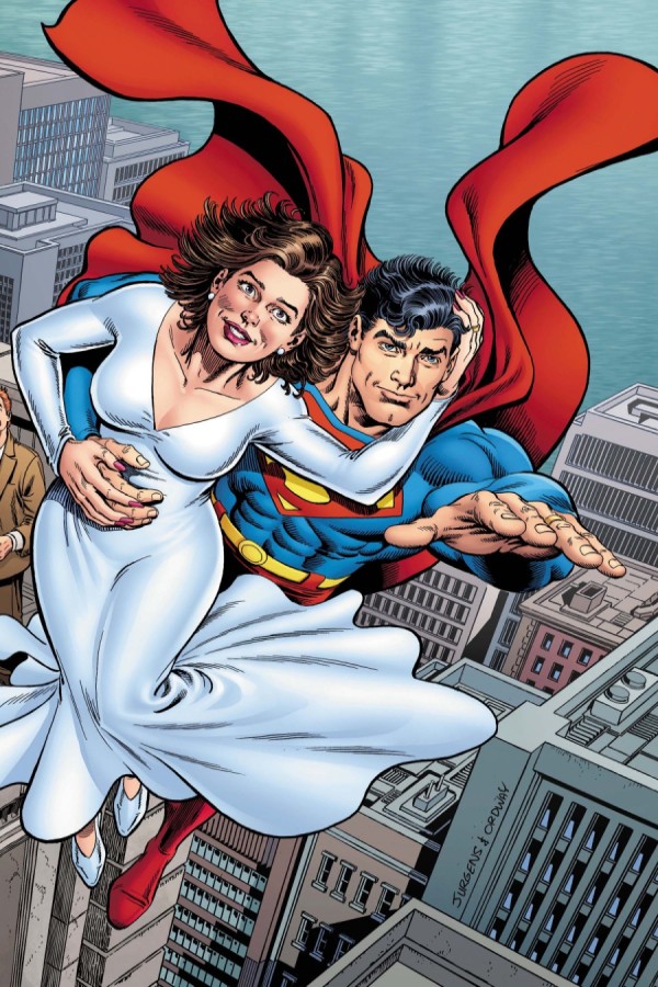over art of Superman The Wedding Album 30th Anniversary Special