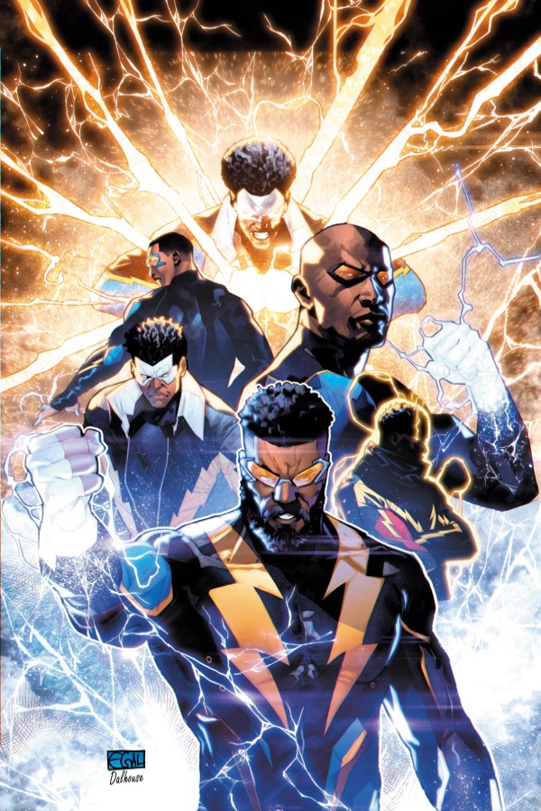 Cover art of DC Power Black Lightning 50th Anniversary Special